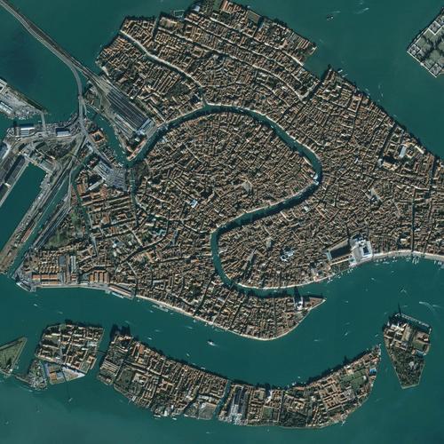航拍谷歌地球威尼斯（地球谷歌卫星地图）